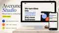 Averune Studio – Bilingual Agency Landing Page